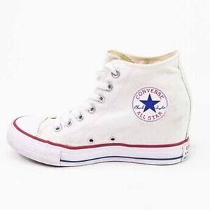 Converse Chuck Taylor All Star Mid Lux Hidden Heel Wedge Women's Shoes -  Size 8